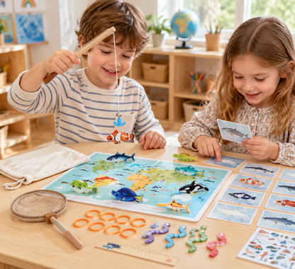 🐠 Kids Fishing Game Set | Ocean Adventure | Interactive Learning Fun