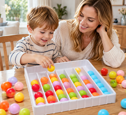 🌈 Color Sorting Ball Game | Hands-On Learning | Family Fun