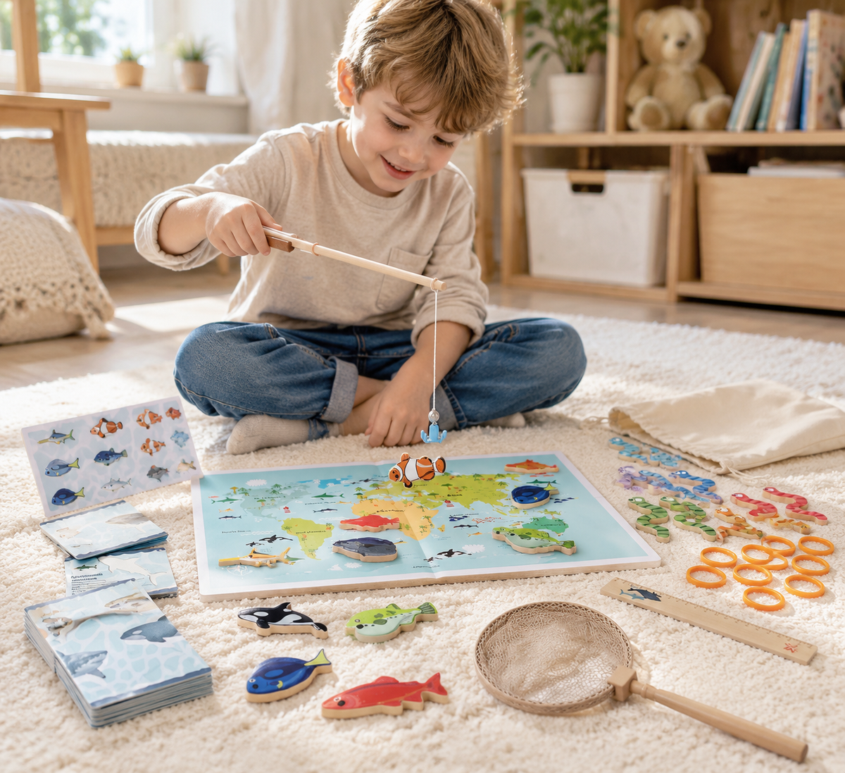🐠 Kids Fishing Game Set | Ocean Adventure | Interactive Learning Fun