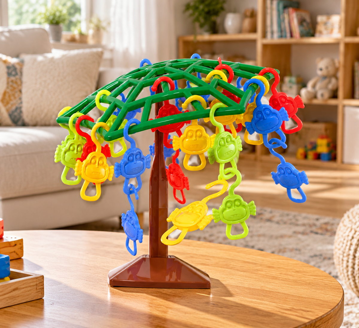 🐒 Monkey Balance Tree Game | Colorful Family Challenge | Fun Learning Toy