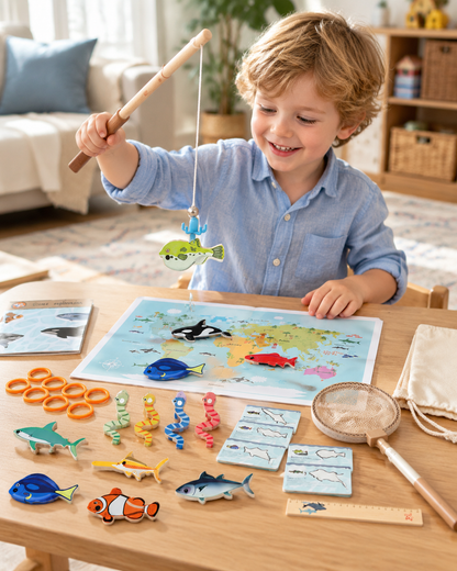 🐠 Kids Fishing Game Set | Ocean Adventure | Interactive Learning Fun