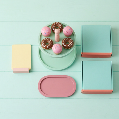 Dessert shop toy set component layout