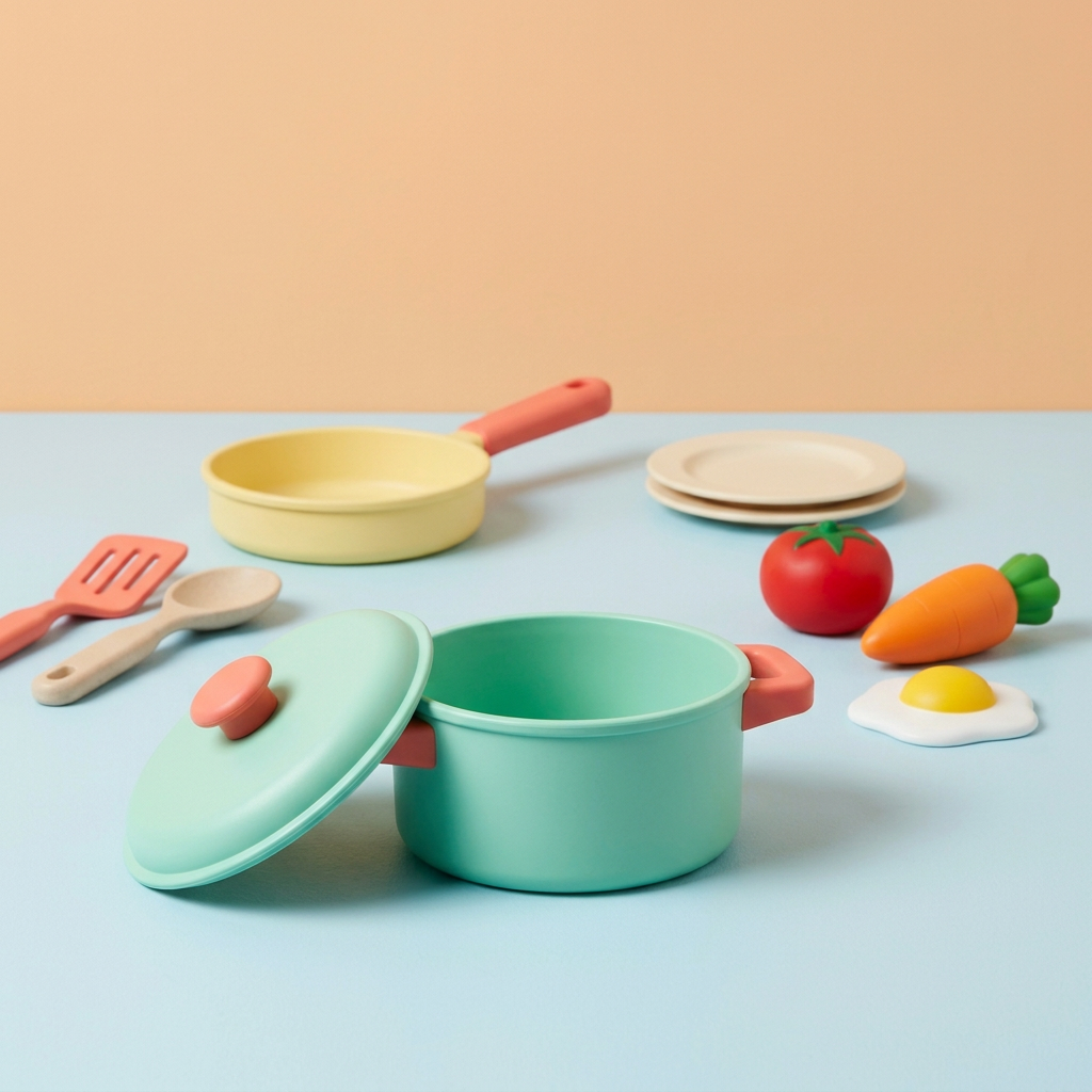 Mint toy pot and separate lid details
